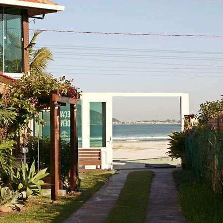Pousada Recanto Edenico - A Beira Mar Da Praia Ponta Do Papagaio, Palhoca Sc מראה חיצוני תמונה