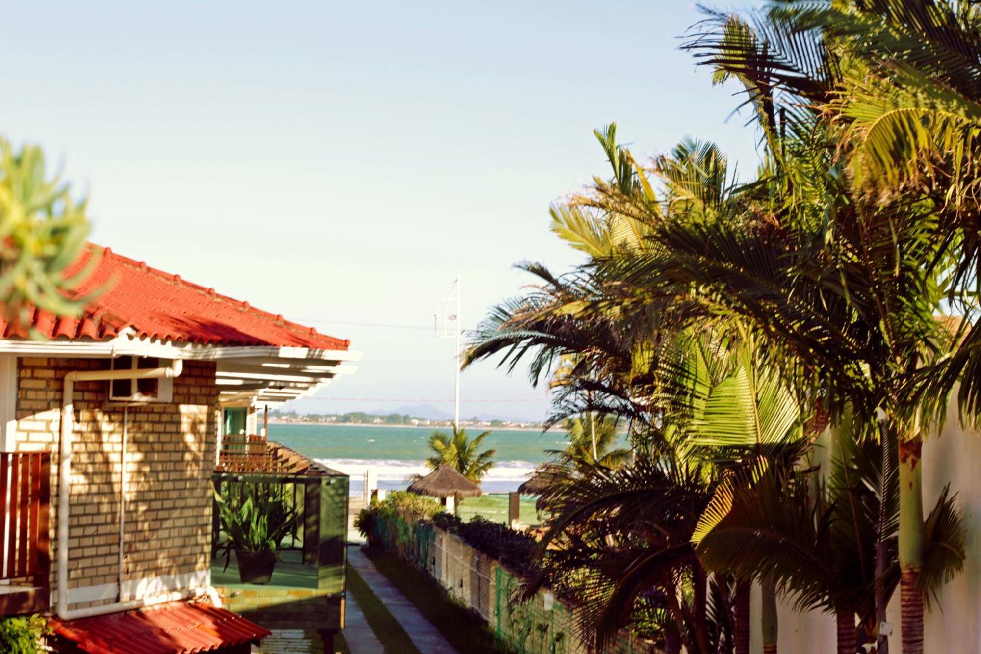 Pousada Recanto Edenico - A Beira Mar Da Praia Ponta Do Papagaio, Palhoca Sc מראה חיצוני תמונה