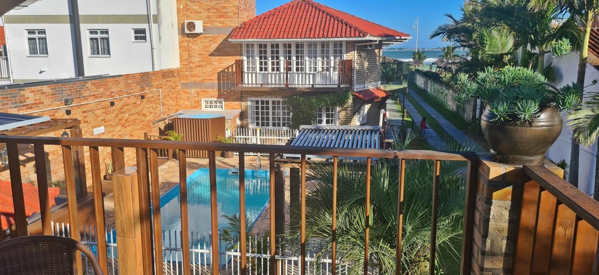 Pousada Recanto Edenico - A Beira Mar Da Praia Ponta Do Papagaio, Palhoca Sc מראה חיצוני תמונה